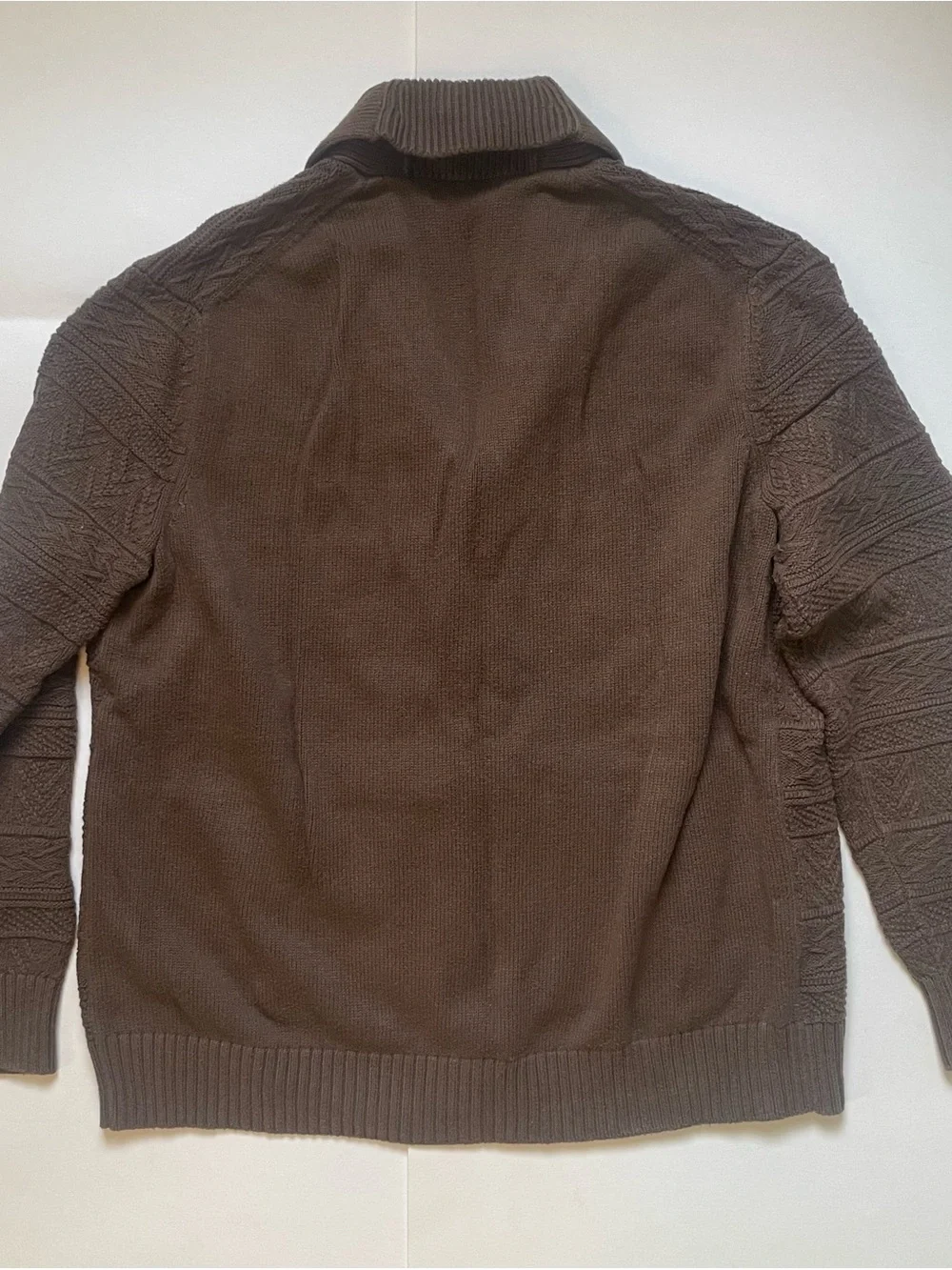Banana Republic Brown Shawl Collar Cardigan Sweater